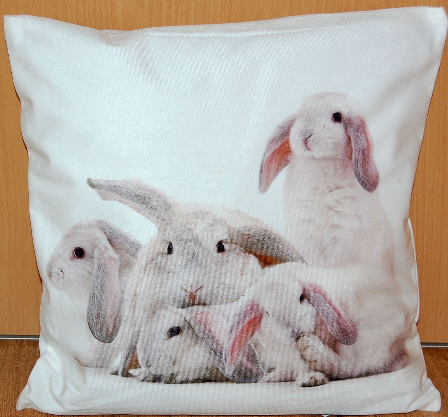 Kissenhülle Ostern 40x40 Weich Zwergwidder Kissenbezug Osterkissen Sofakissen Dekokissen Zierkissen Eckig Stoff Bedruckt Reißverschluss