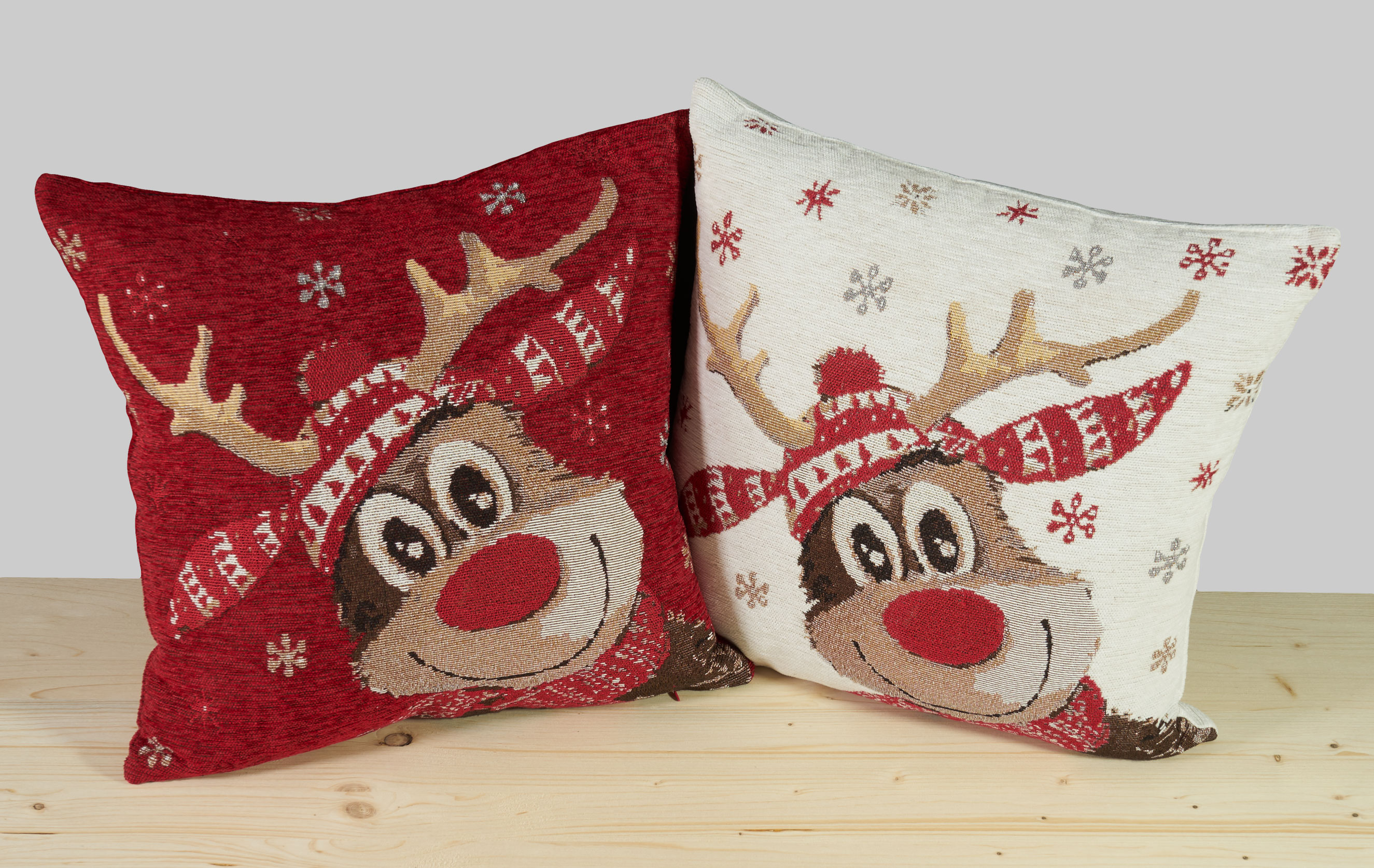 Espamira Weihnachtskissenbezug 40x40cm - Wichtel Design Mit Reißverschluss