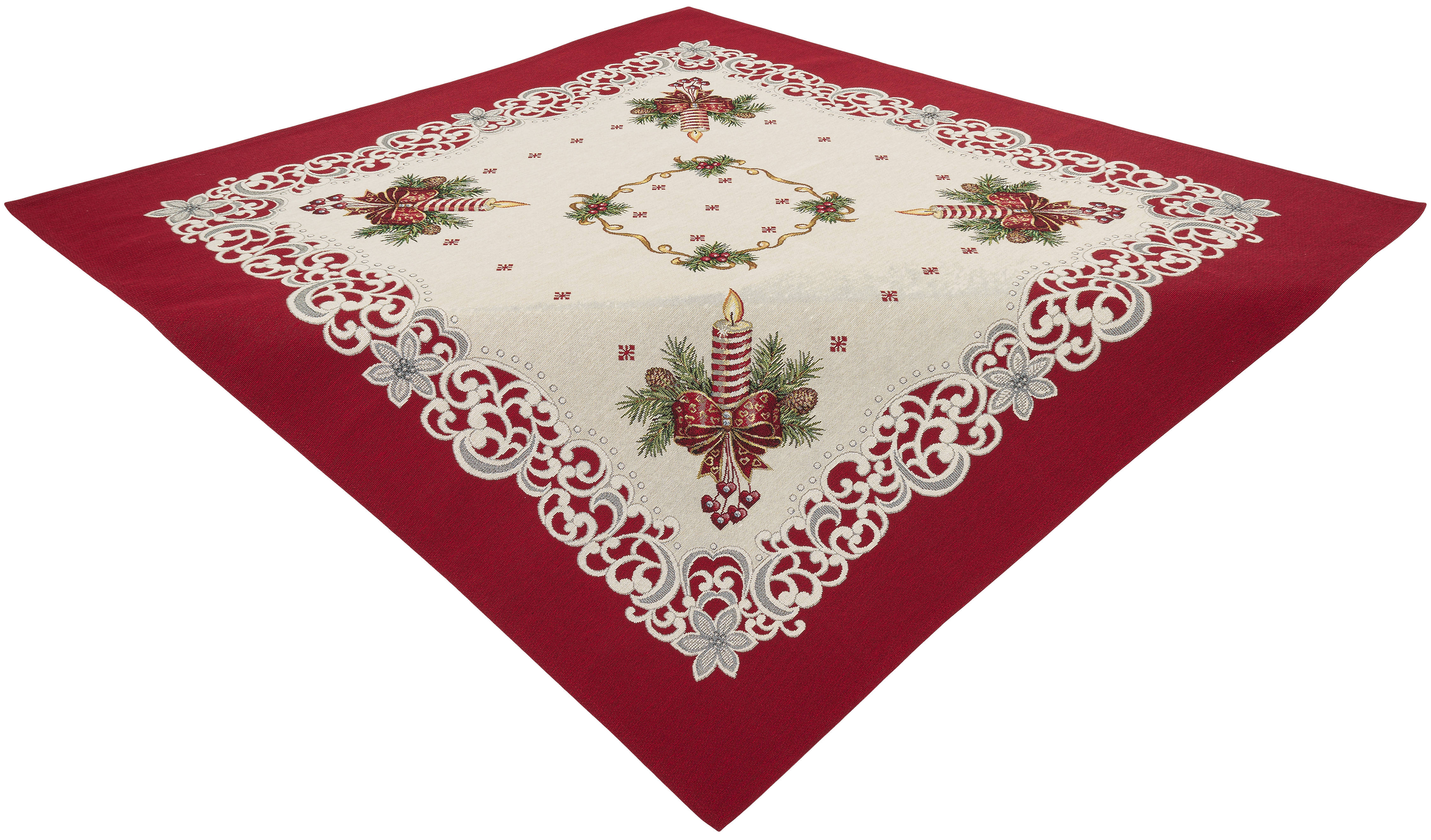 Elegantes Tischdecke 100x100 Depot Bilder