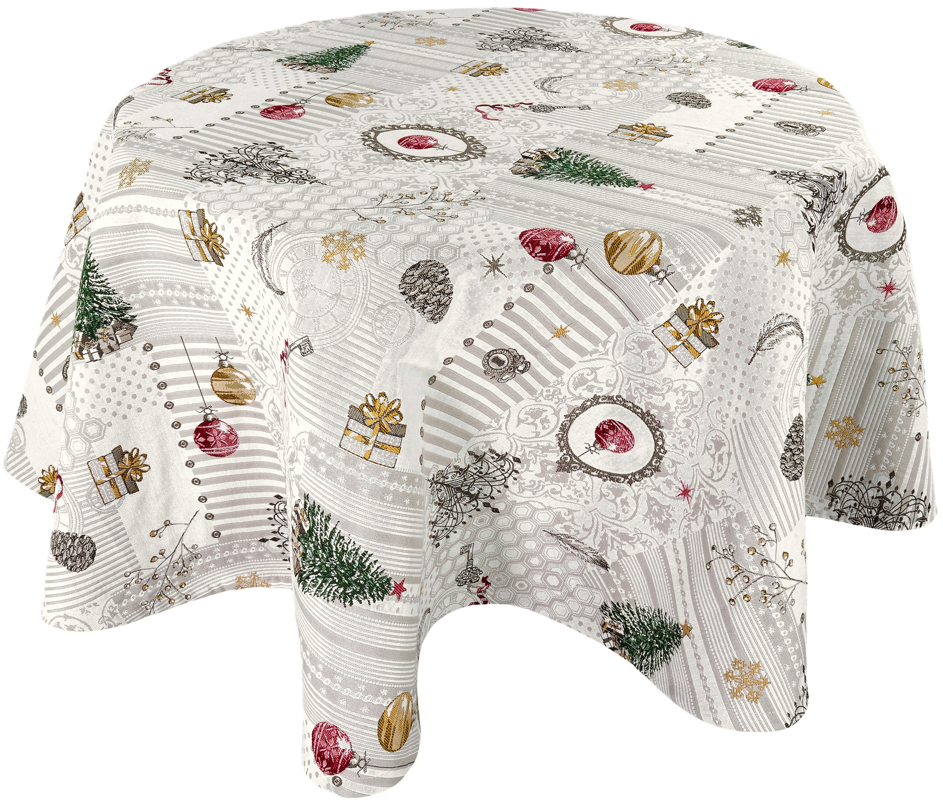 Tischdecke Rund Weihnachten