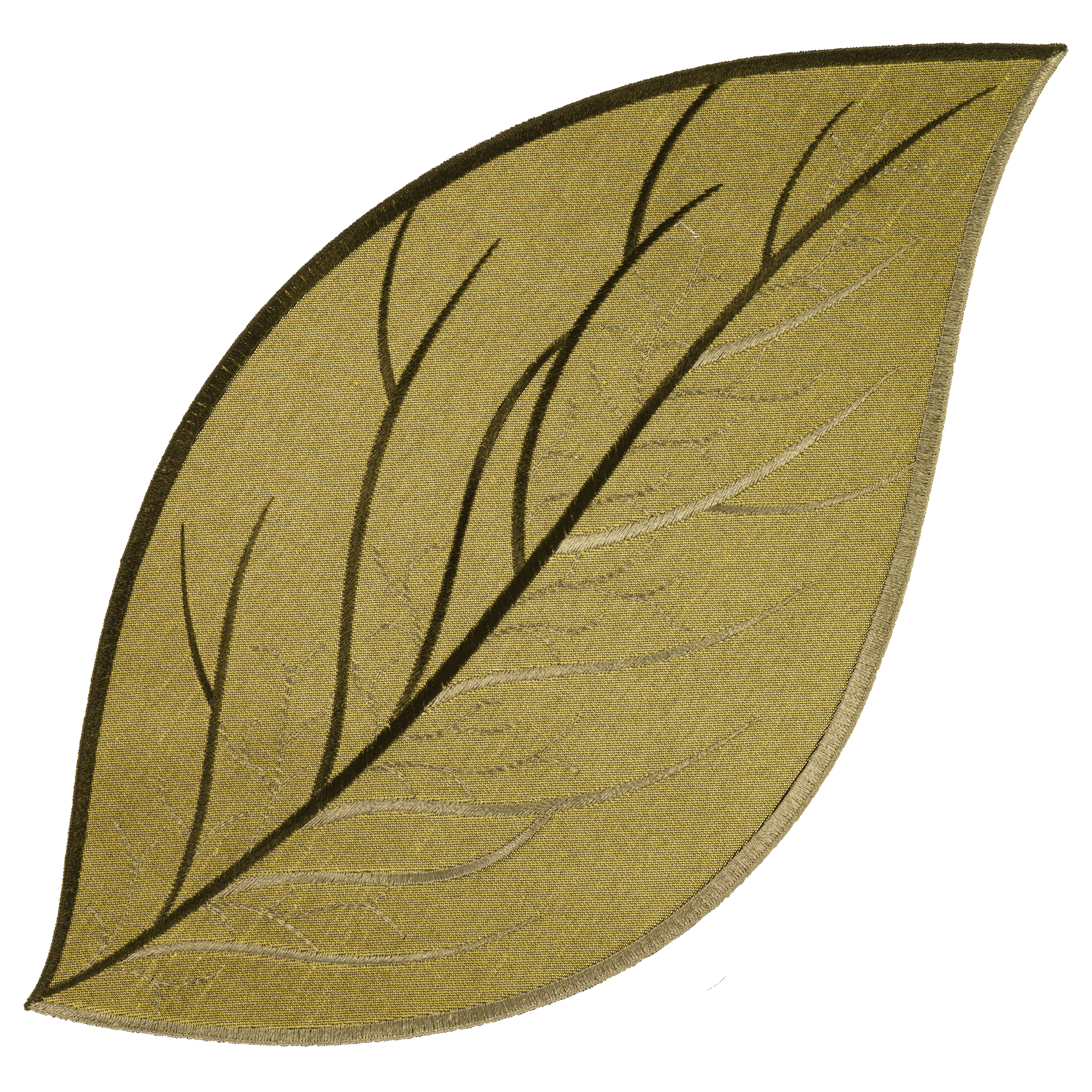 Plauener Spitze Tischläufer Herbst Tischdecke Grün Blatt Stickerei Deckchen  Oval | eBay