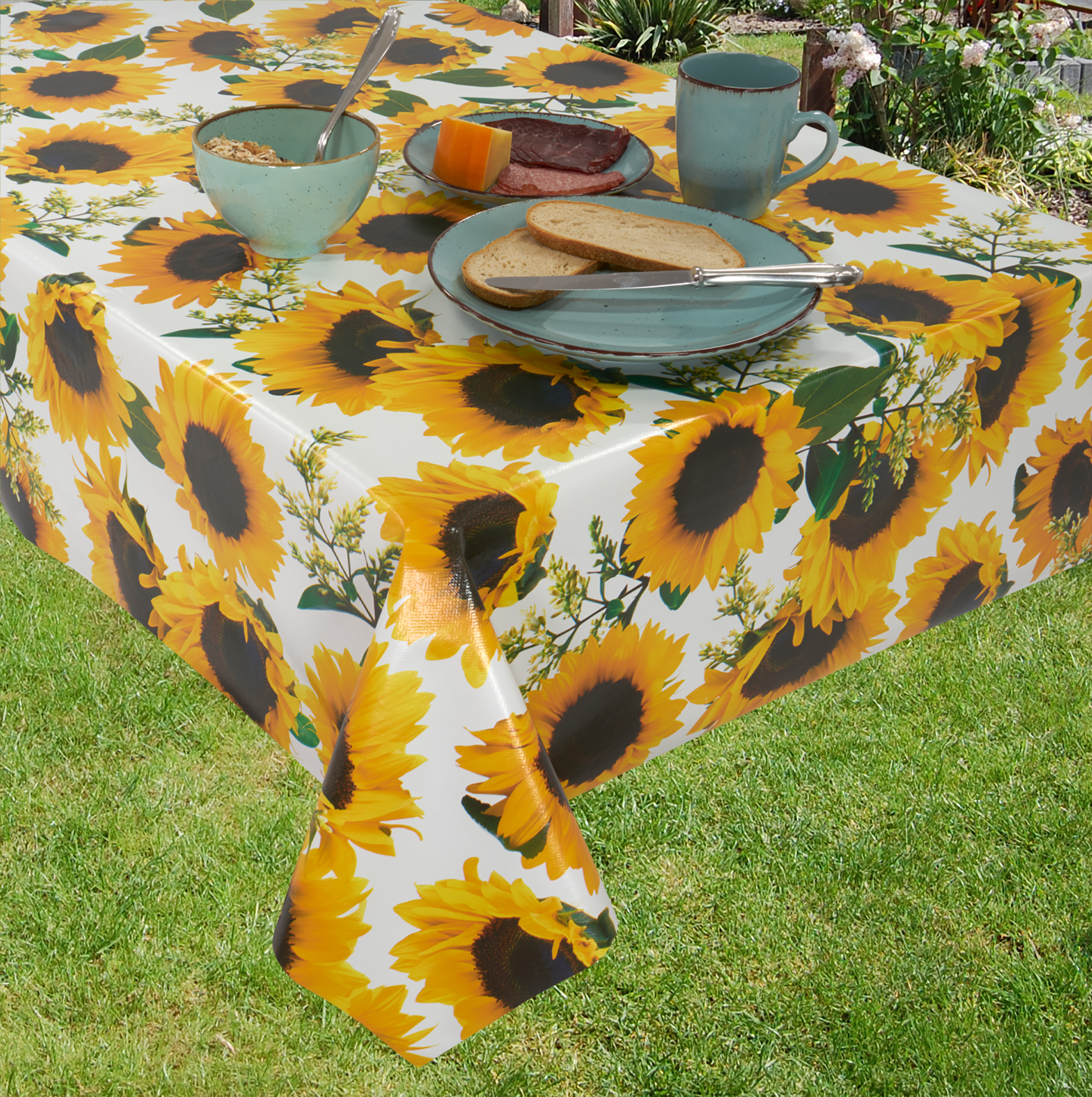 Wachstuchtischdecke Wachstuch Tischdecke 140x240 Gartentisch Decke Abwaschbar