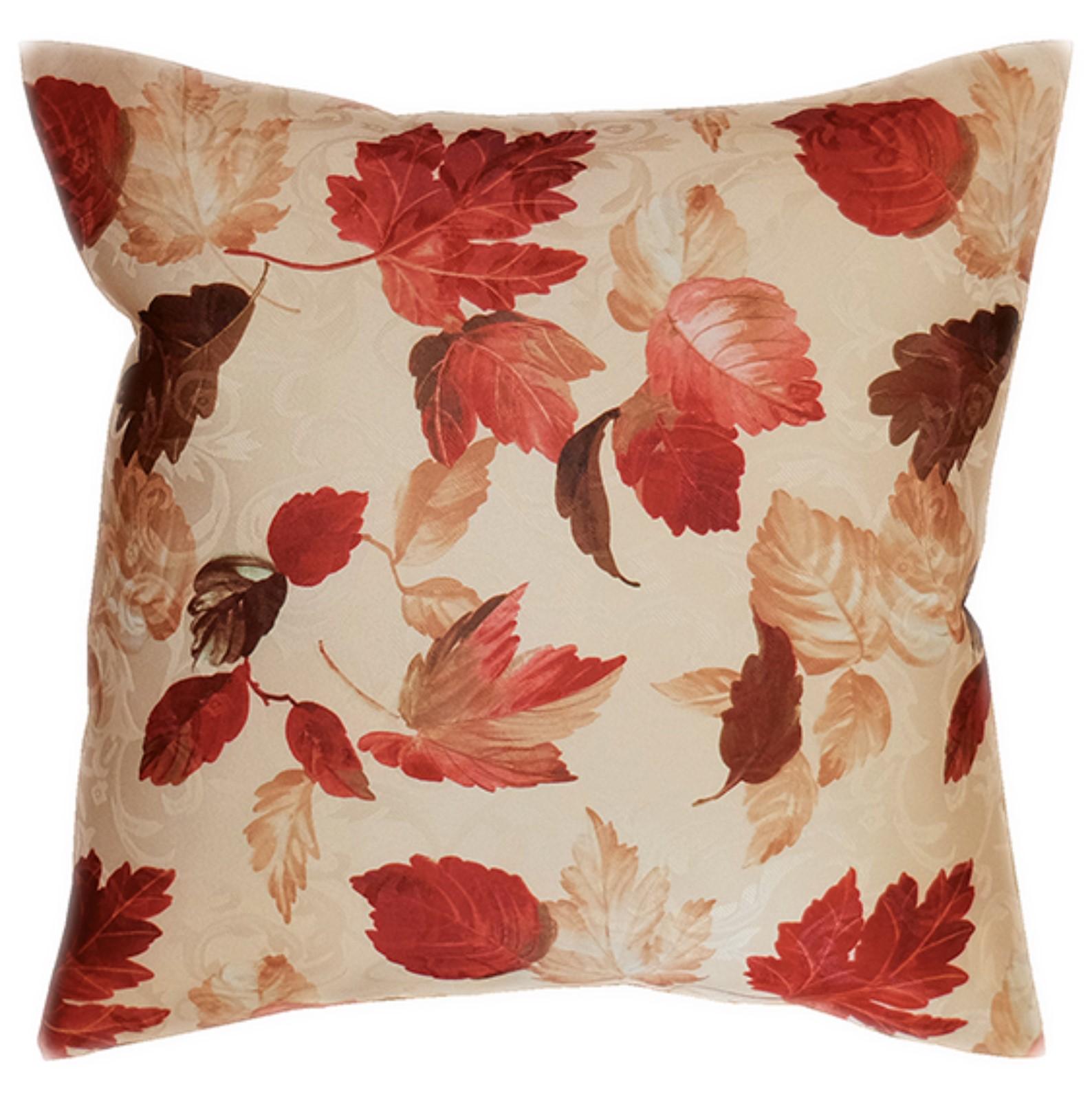 HERBST Tischläufer Tischdecke Kissenhülle JACQUARD Decken Läufer Kissen Blätter